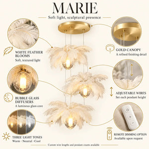 Marie Pendant Staircase Chandelier Modern Chandelier