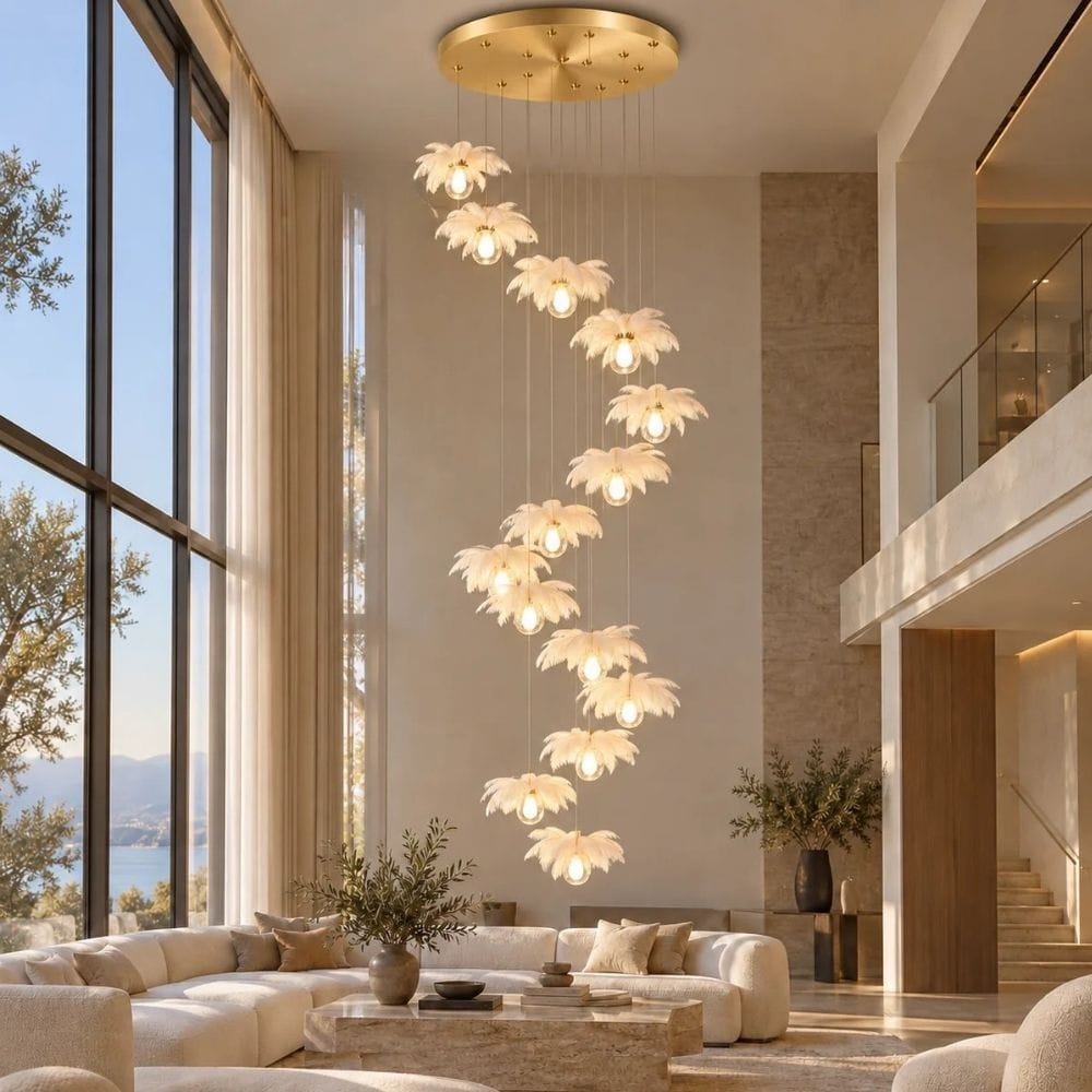 Marie Pendant Staircase Chandelier Modern Chandelier