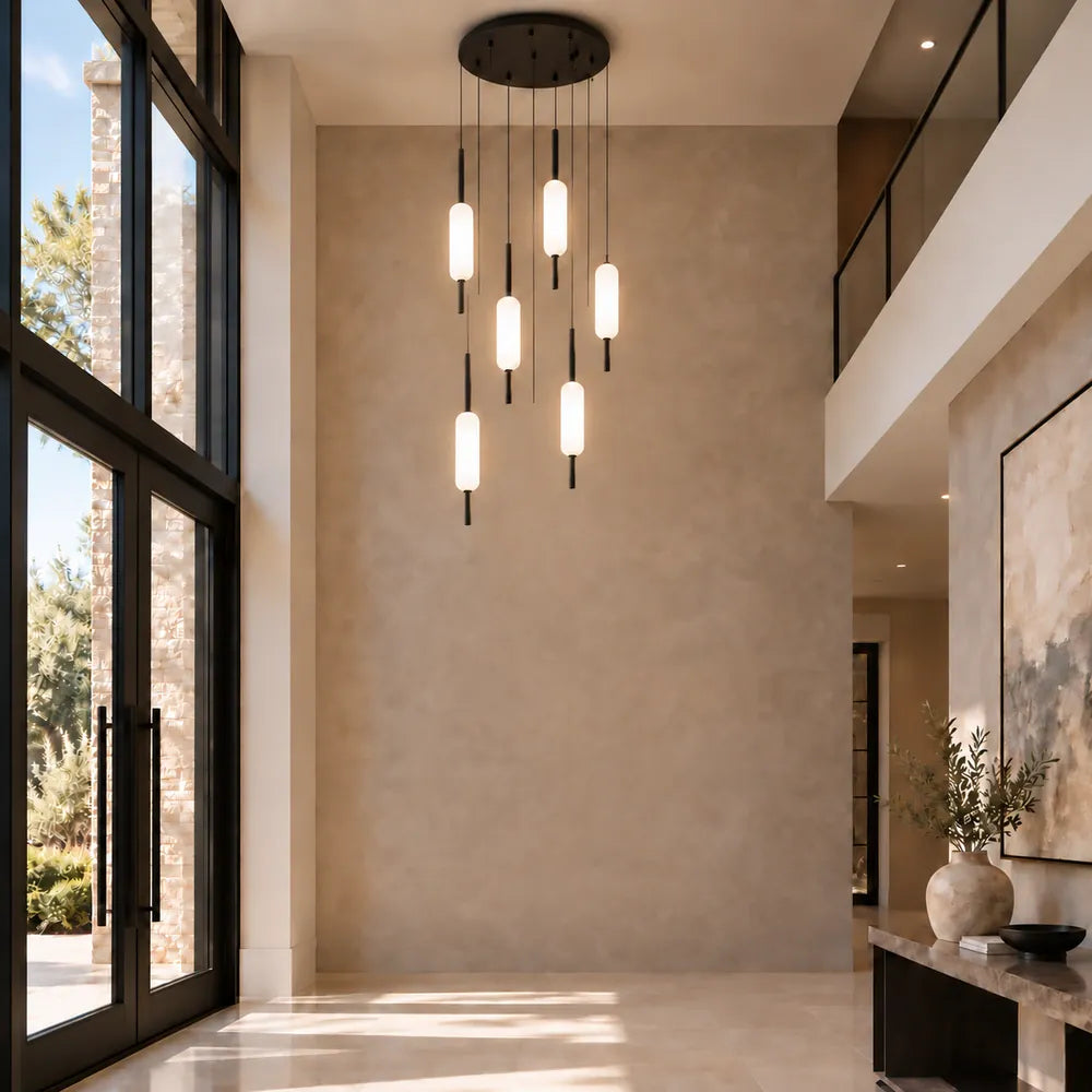 Mark Led Staircase Chandelier Modern Chandelier