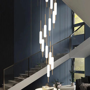 Mark Led Staircase Chandelier Modern Chandelier