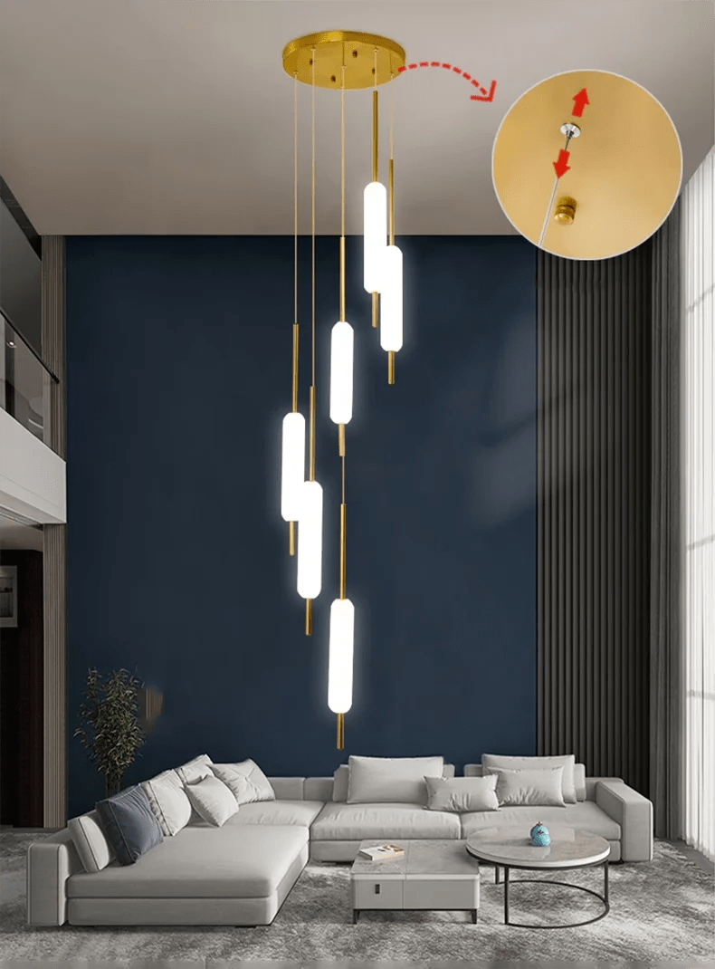 Mark Led Staircase Chandelier Modern Chandelier