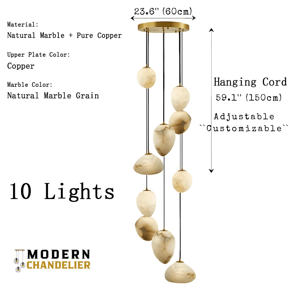 Meg Staircase Pendant Chandelier Modern Chandelier