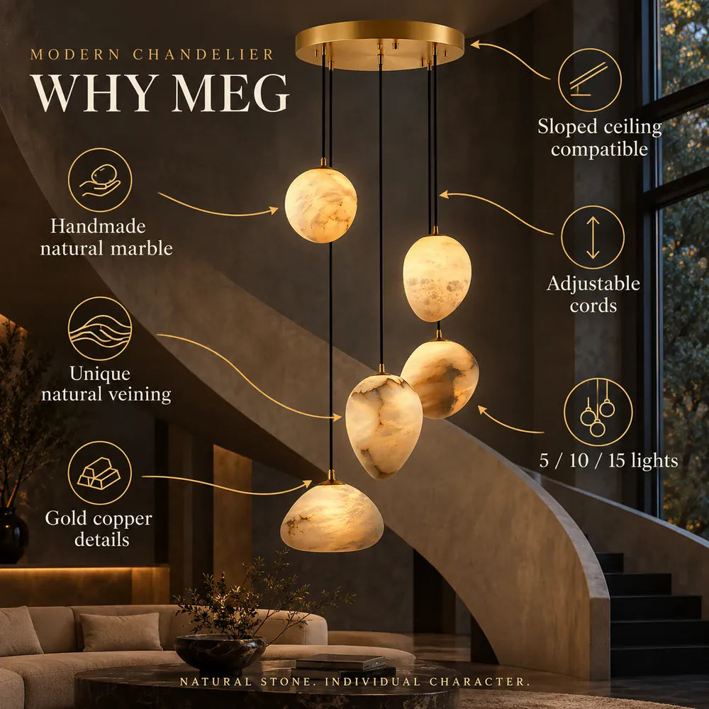 Meg Staircase Pendant Chandelier Modern Chandelier