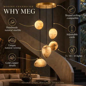 Meg Staircase Pendant Chandelier Modern Chandelier