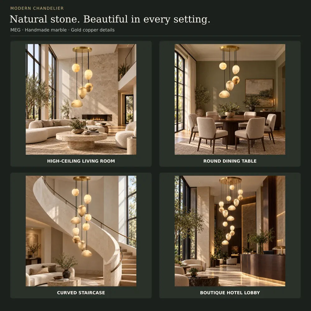 Meg Staircase Pendant Chandelier Modern Chandelier