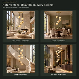 Meg Staircase Pendant Chandelier Modern Chandelier