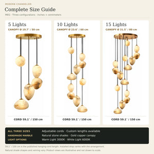 Meg Staircase Pendant Chandelier Modern Chandelier