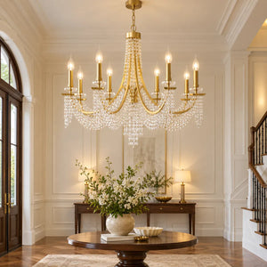 Mikel Candle Crystal Chandelier Modern Chandelier