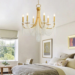 Mikel Candle Crystal Chandelier Modern Chandelier