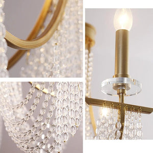 Mikel Candle Crystal Chandelier Modern Chandelier