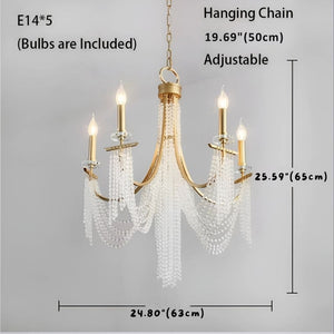 Mikel Candle Crystal Chandelier Modern Chandelier