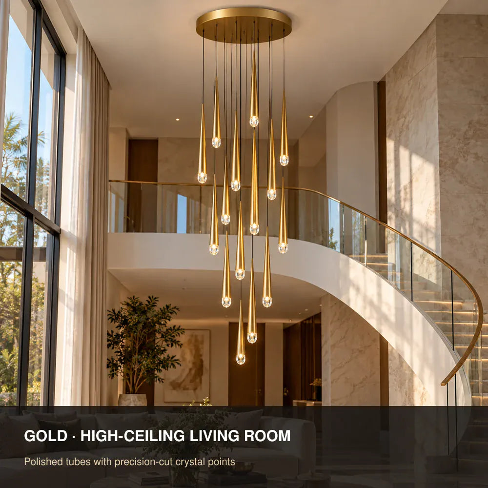 Mira Staircase Pendant Chandelier Modern Chandelier
