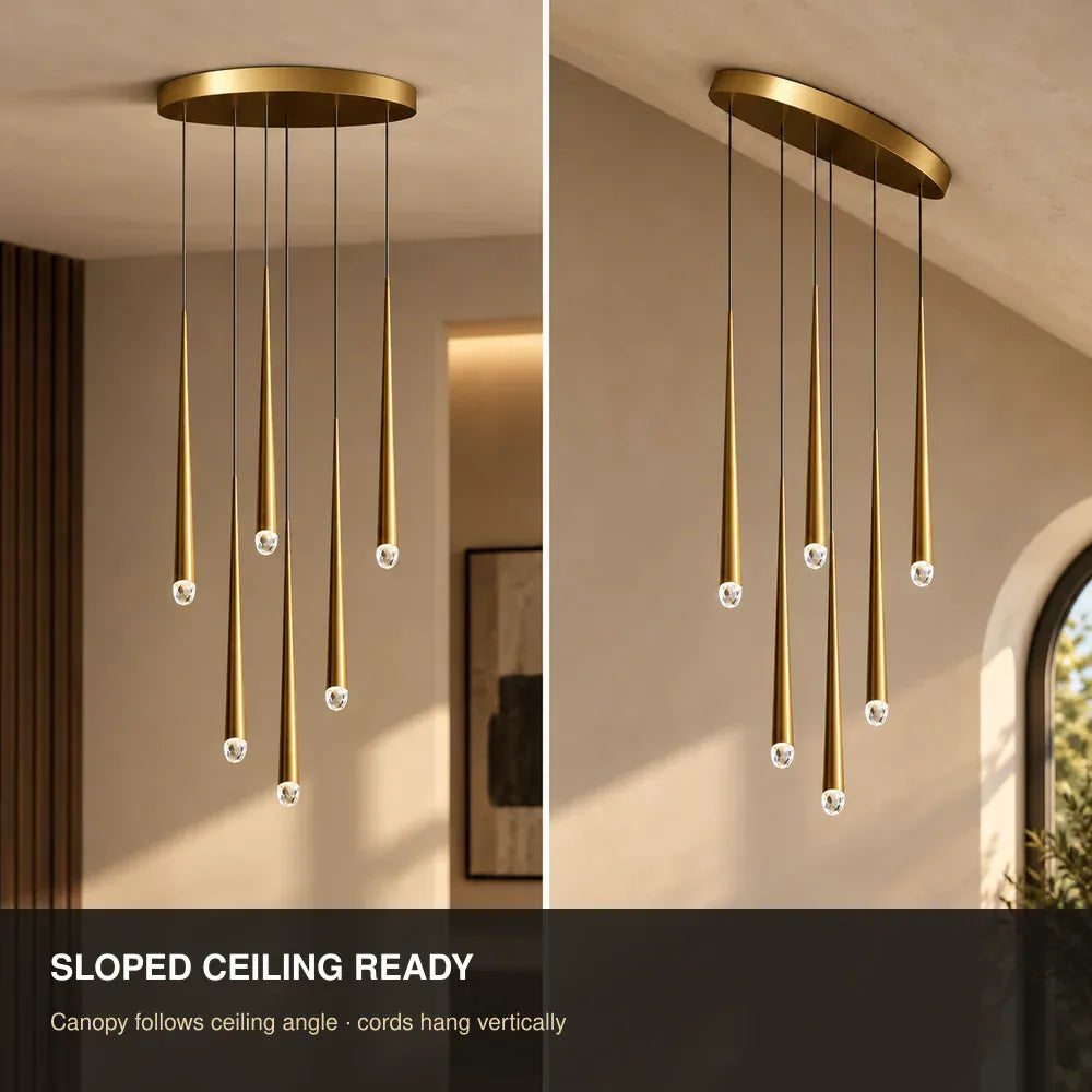 Mira Staircase Pendant Chandelier Modern Chandelier