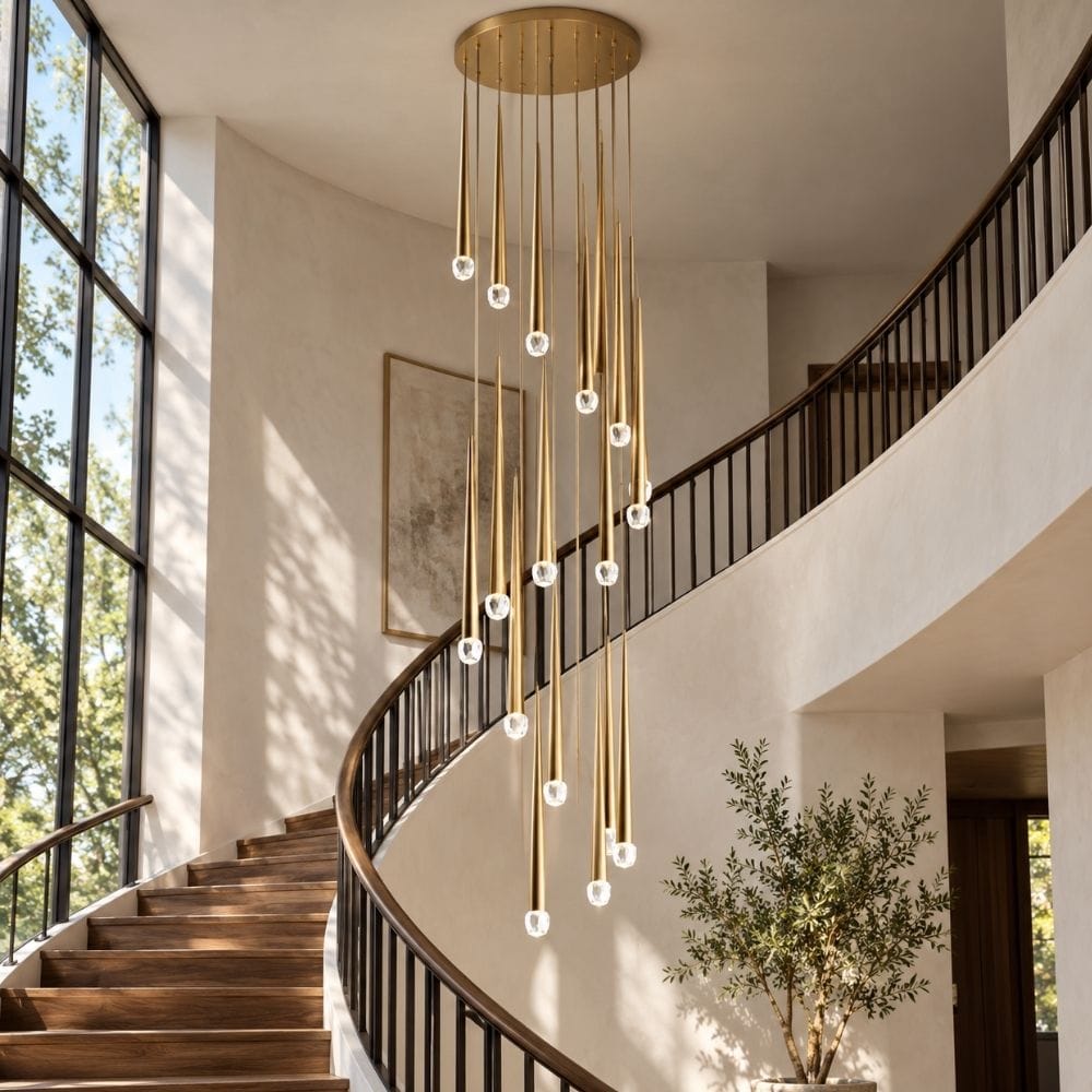Mira Staircase Pendant Chandelier Modern Chandelier