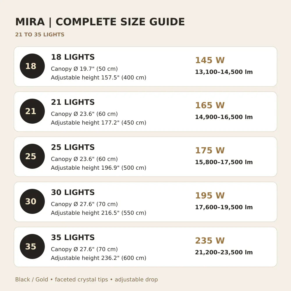 Mira Staircase Pendant Chandelier Modern Chandelier