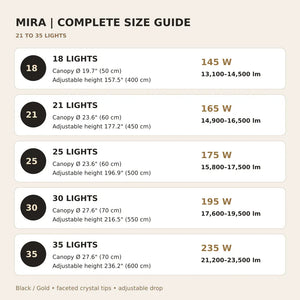 Mira Staircase Pendant Chandelier Modern Chandelier