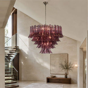 Mireva Tiered Glass Chandelier Modern Chandelier