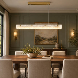 Misty Linear Kitchen Chandelier Modern Chandelier