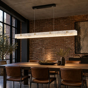 Misty Linear Kitchen Chandelier Modern Chandelier