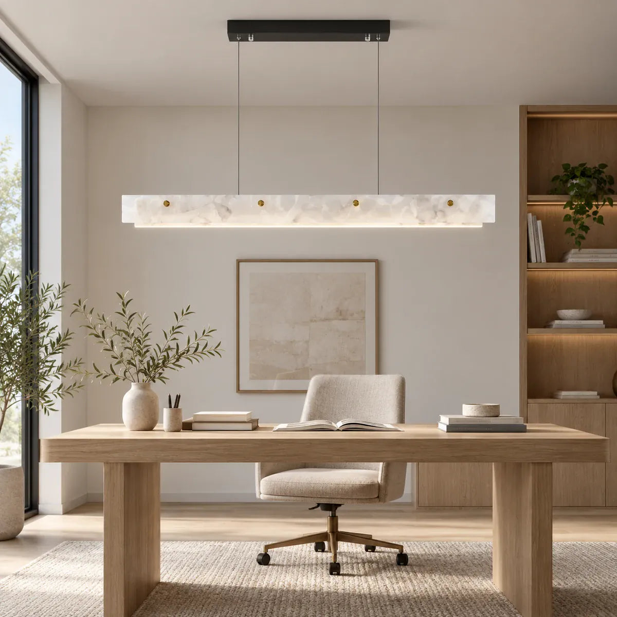 Misty Linear Kitchen Chandelier Modern Chandelier