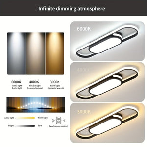 Modern LED Linear Ceiling Light Modern Chandelier