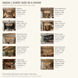 Nadia Rustic Branch Chandelier Modern Chandelier