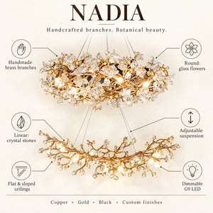 Nadia Rustic Branch Chandelier Modern Chandelier