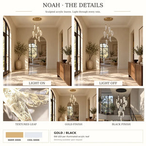 Noah Large Stairwell Chandelier Modern Chandelier