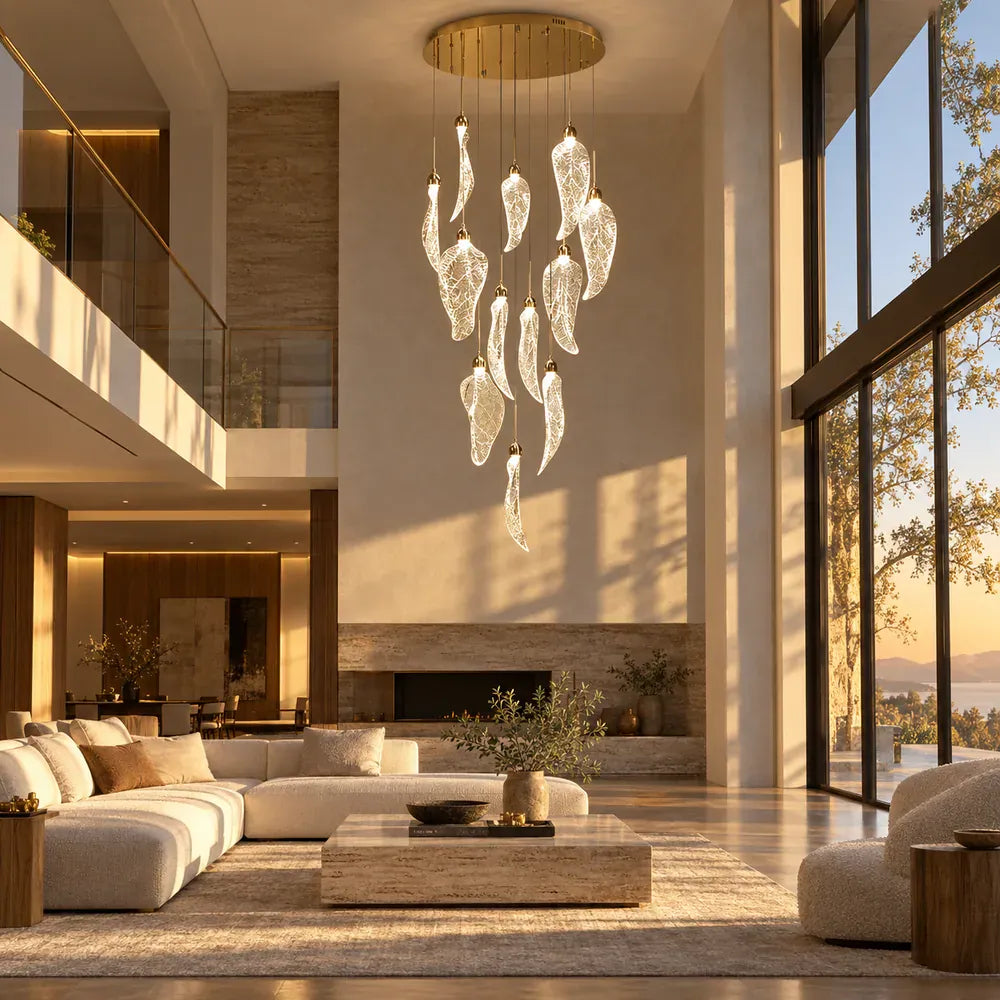 Noah Large Stairwell Chandelier Modern Chandelier