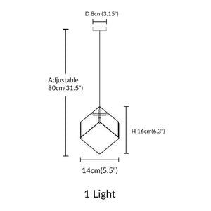 Noe Minimalist Staircase Chandelier Modern Chandelier