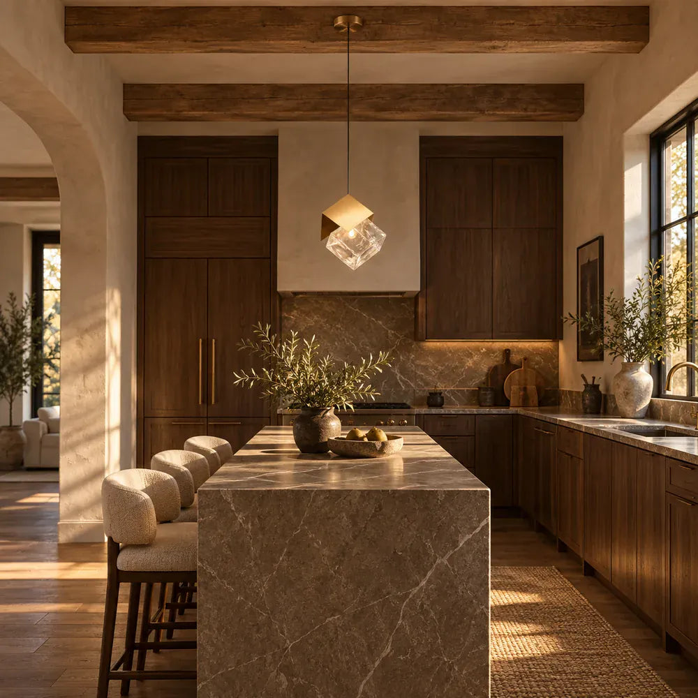 Noe Minimalist Staircase Chandelier Modern Chandelier