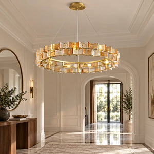 Nova Contemporary Glass Chandelier Modern Chandelier