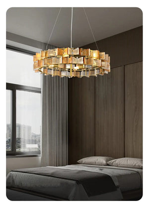 Nova Contemporary Glass Chandelier Modern Chandelier