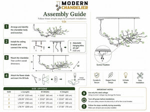 Nyra Modern Tree Branch Chandelier Modern Chandelier