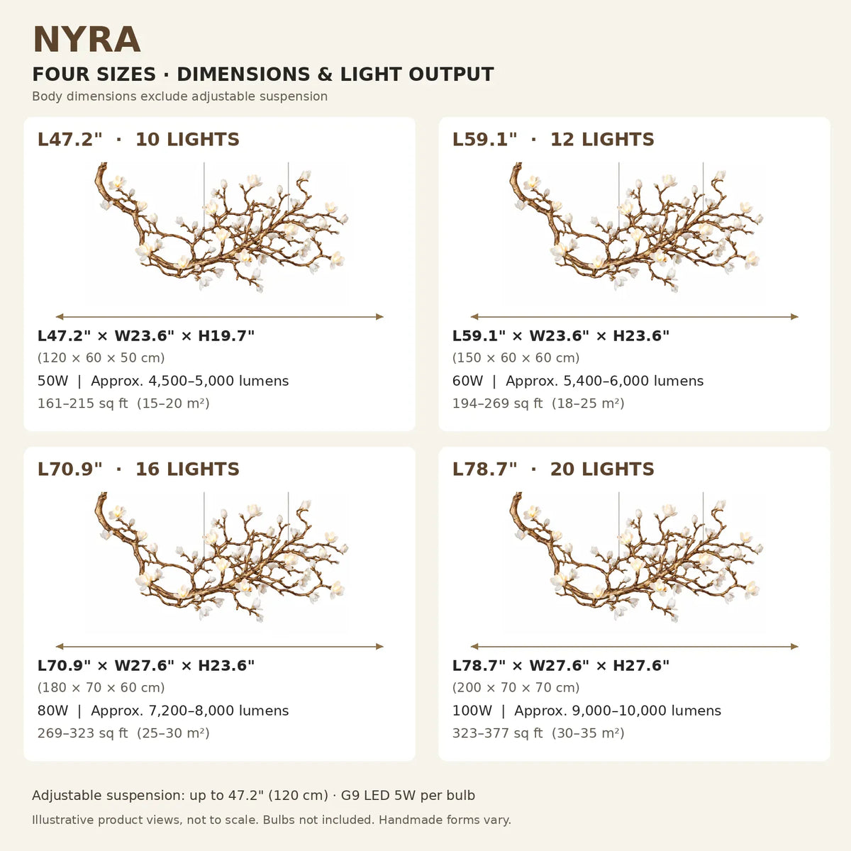 Nyra Modern Tree Branch Chandelier Modern Chandelier