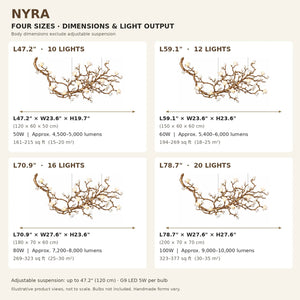 Nyra Modern Tree Branch Chandelier Modern Chandelier