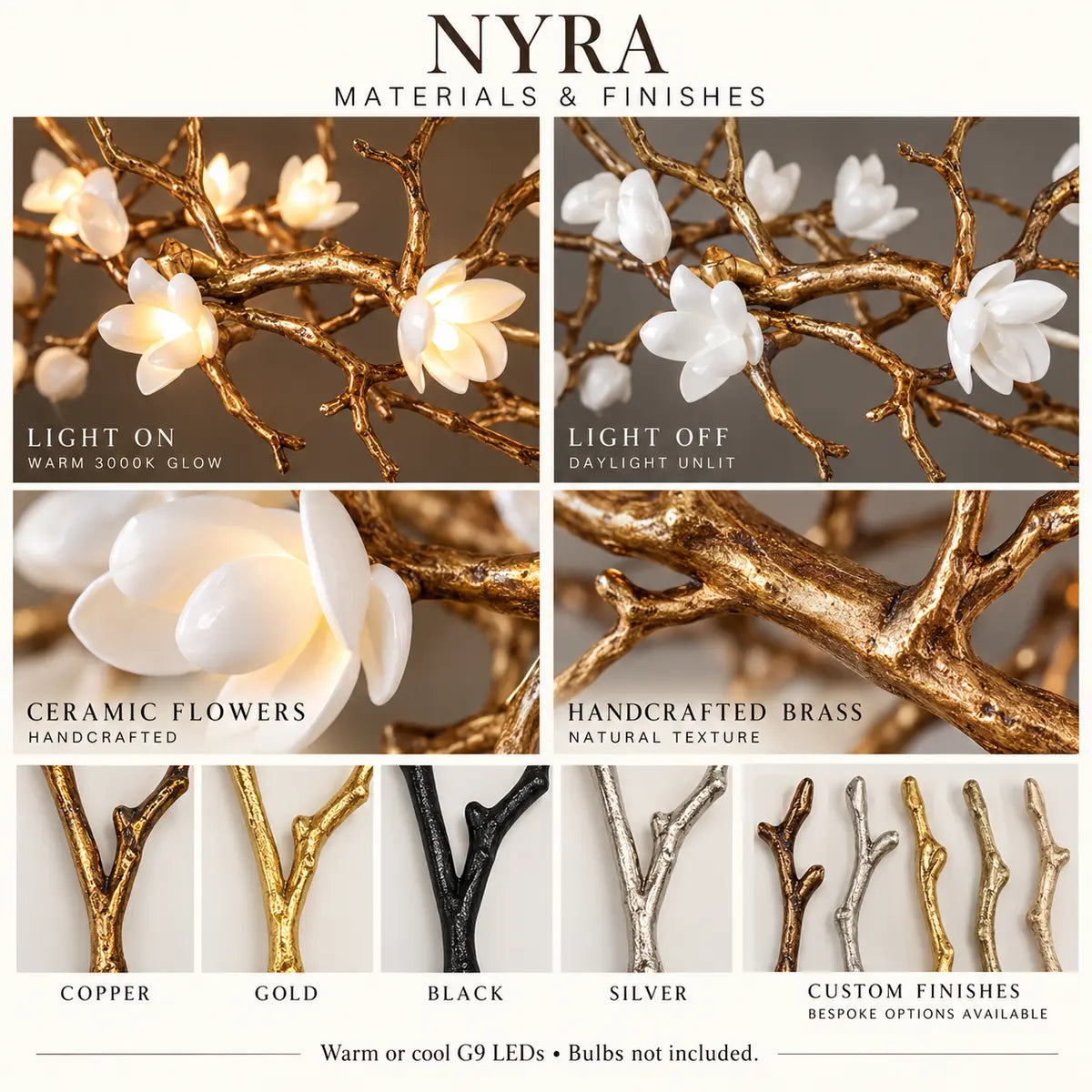 Nyra Modern Tree Branch Chandelier Modern Chandelier