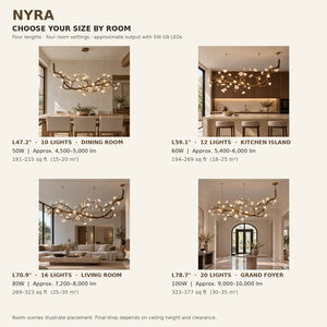 Nyra Modern Tree Branch Chandelier Modern Chandelier