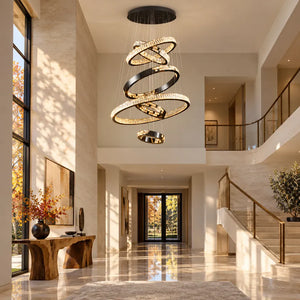 Olive Black Staircase Chandelier Modern Chandelier