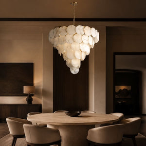 Orelia Sculptural Marble Chandelier Modern Chandelier