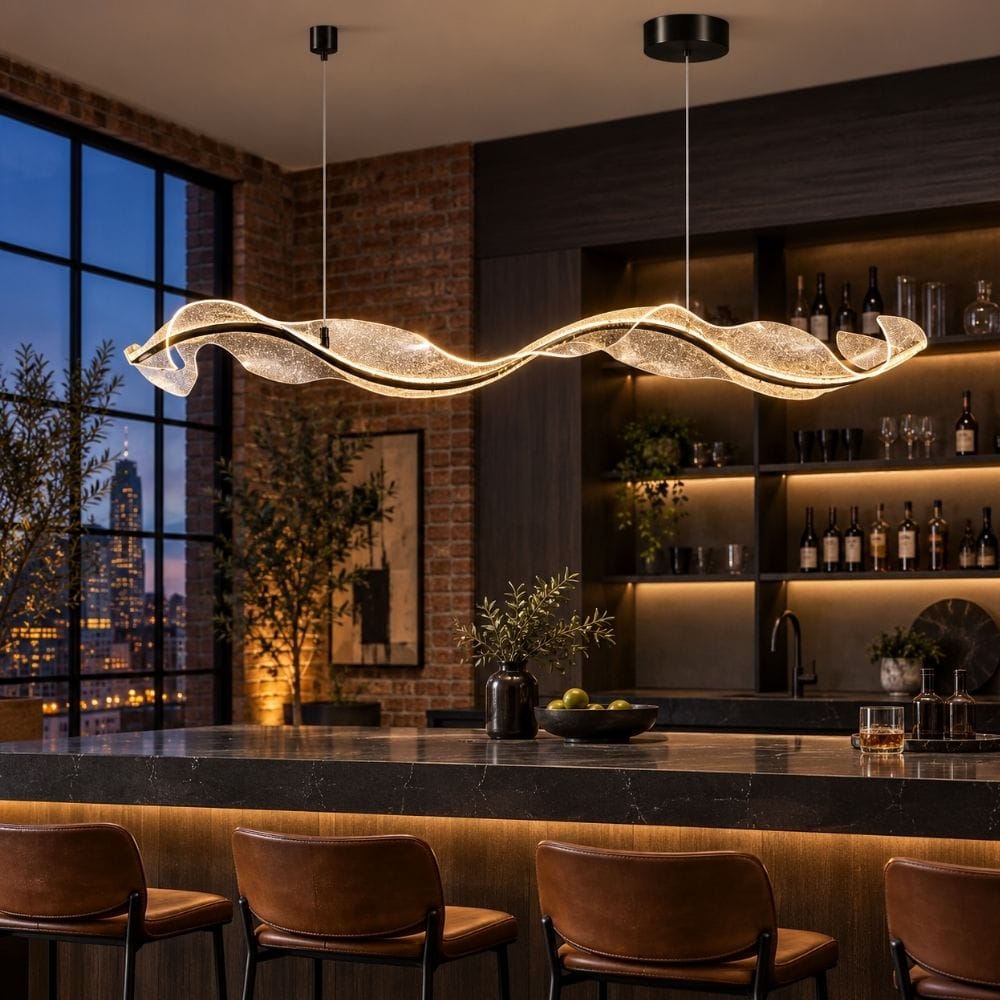 Paige Linear Dining Room Chandelier Modern Chandelier