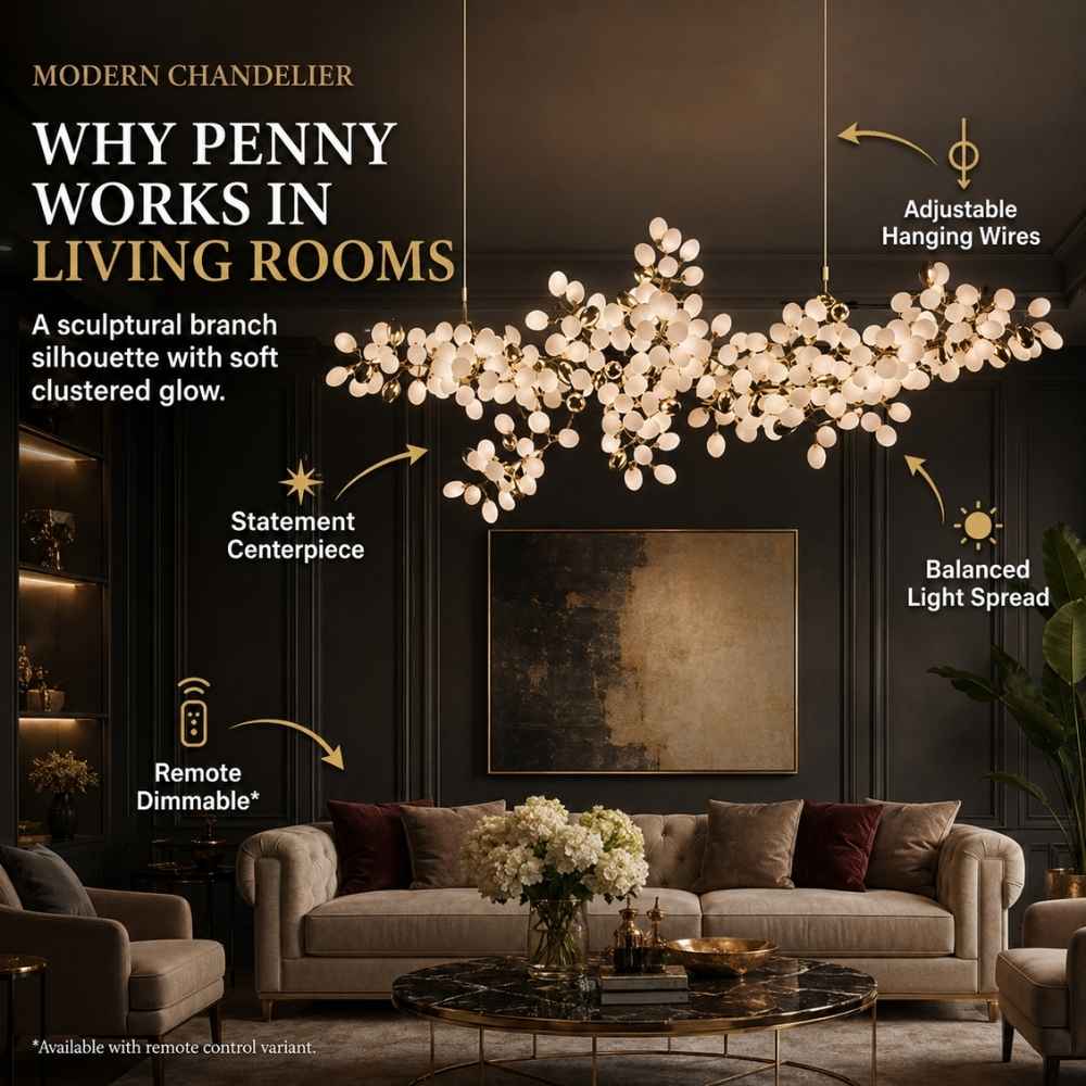 Penny Modern Branch Chandelier Modern Chandelier
