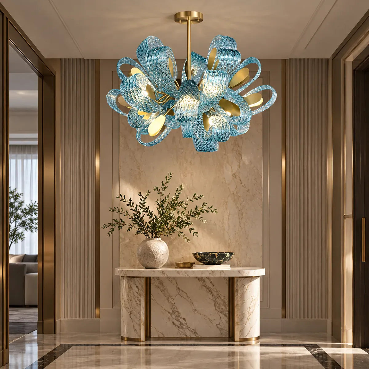 Pia Contemporary Pendant Chandelier Modern Chandelier