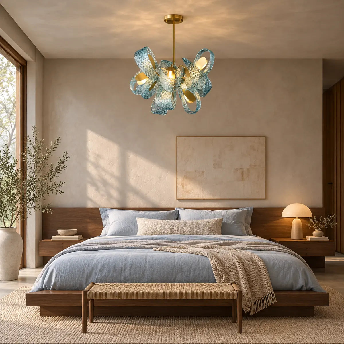 Pia Contemporary Pendant Chandelier 26.77" (D68cm) / Warm White 3000K Modern Chandelier