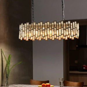 Polly Modern Ceiling Chandelier Oval 31.50"(80cm) / Warm White 3000K Modern Chandelier