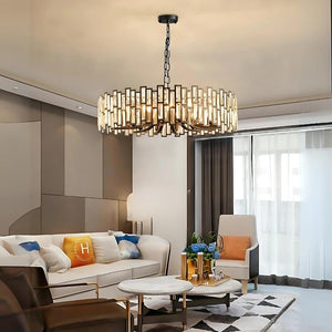 Polly Modern Ceiling Chandelier Round 19.69"(50cm) / Warm White 3000K Modern Chandelier