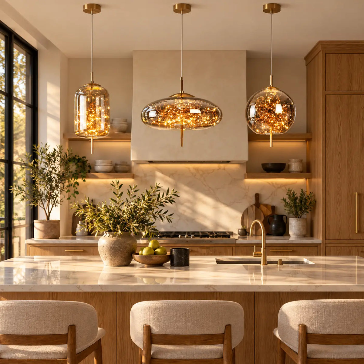 Prism Modern Glass Pendant Lamp Modern Chandelier