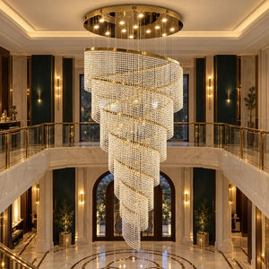 Prue Extra Large Crystal Chandelier Modern Chandelier