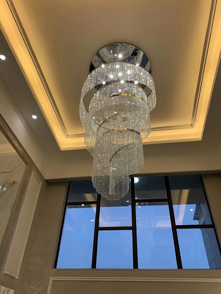 Prue Extra Large Crystal Chandelier Modern Chandelier