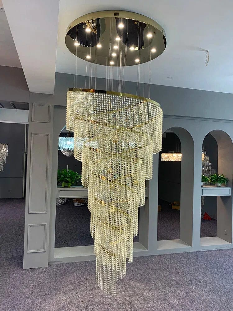 Prue Extra Large Crystal Chandelier Modern Chandelier